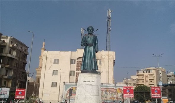 اختفاء تمثال الإمام محمد عبد يثير جدلا في مصر والحكومة