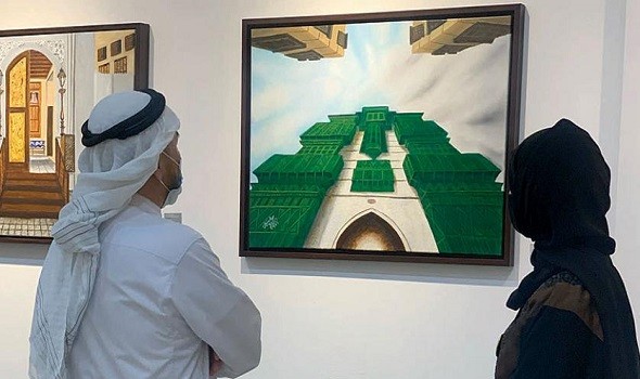 معرض لفنانات سعوديات يتغنى بـ”رواشين”مدينة جدة