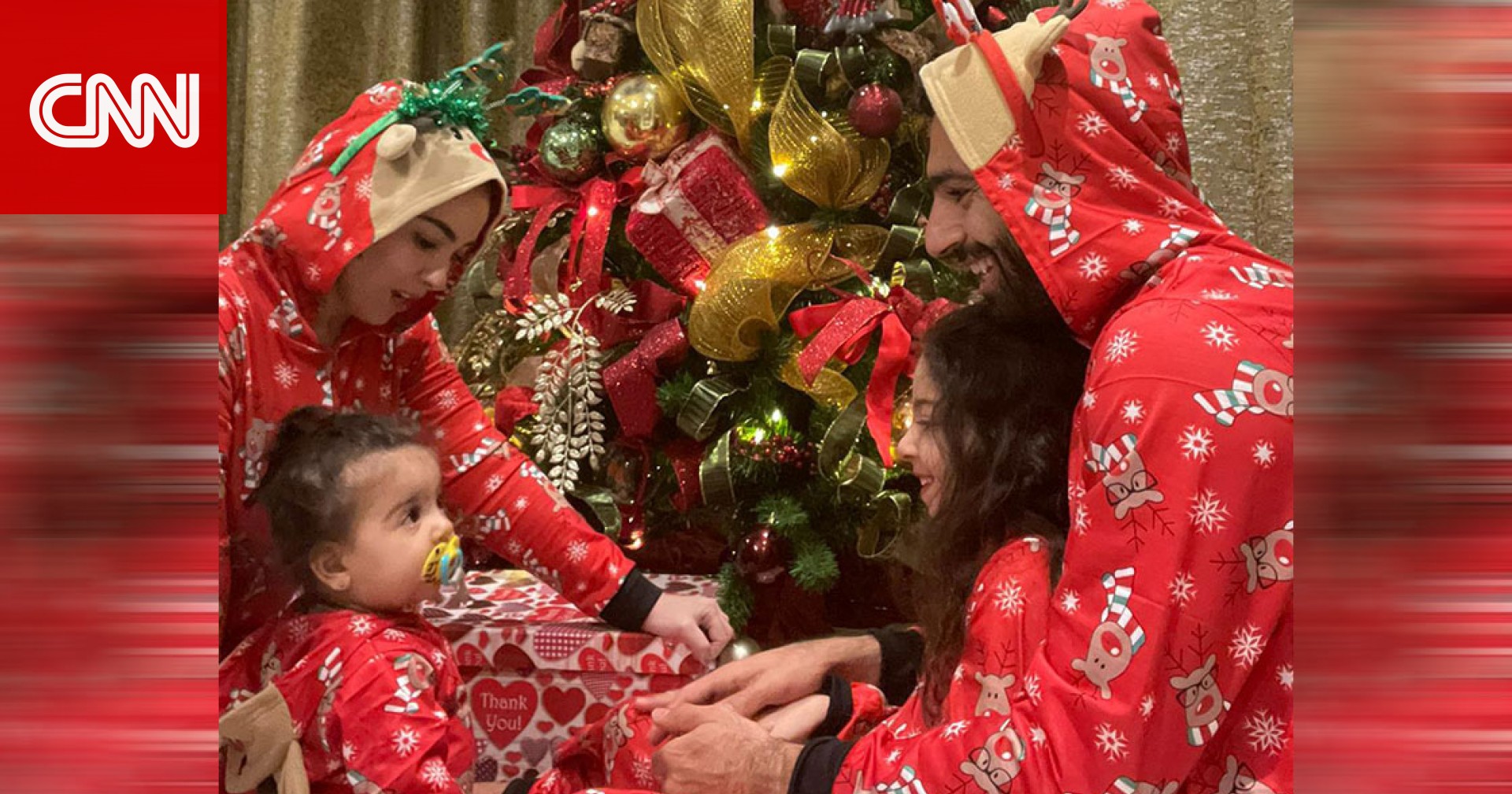 محمد صلاح يثير تفاعلا بنشر صور احتفاله مع عائلته بعيد الميلاد