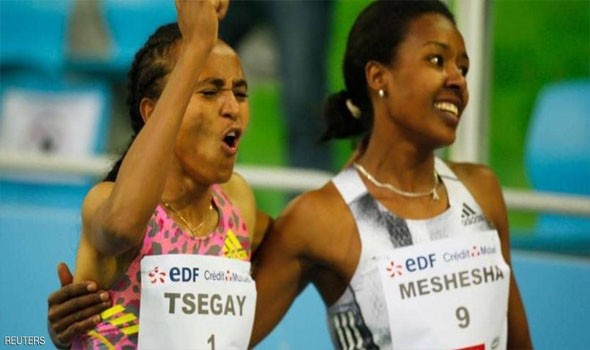 الإثيوبية تسيغاي تحطم الرقم القياسي في سباق 1500 م