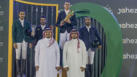 الفارس أبا الخيل بطلاً لكأس اليوم الوطني السعودي لقفز الحواجز