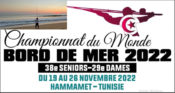 38e Championnat Du Monde De Pêche En Bord De Mer à Hammamet