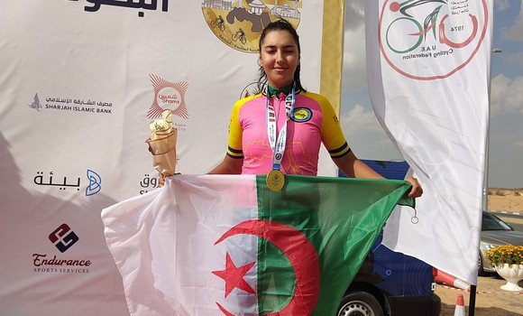 الجزائرية حويلي تتوج بالميدالية الذهبية