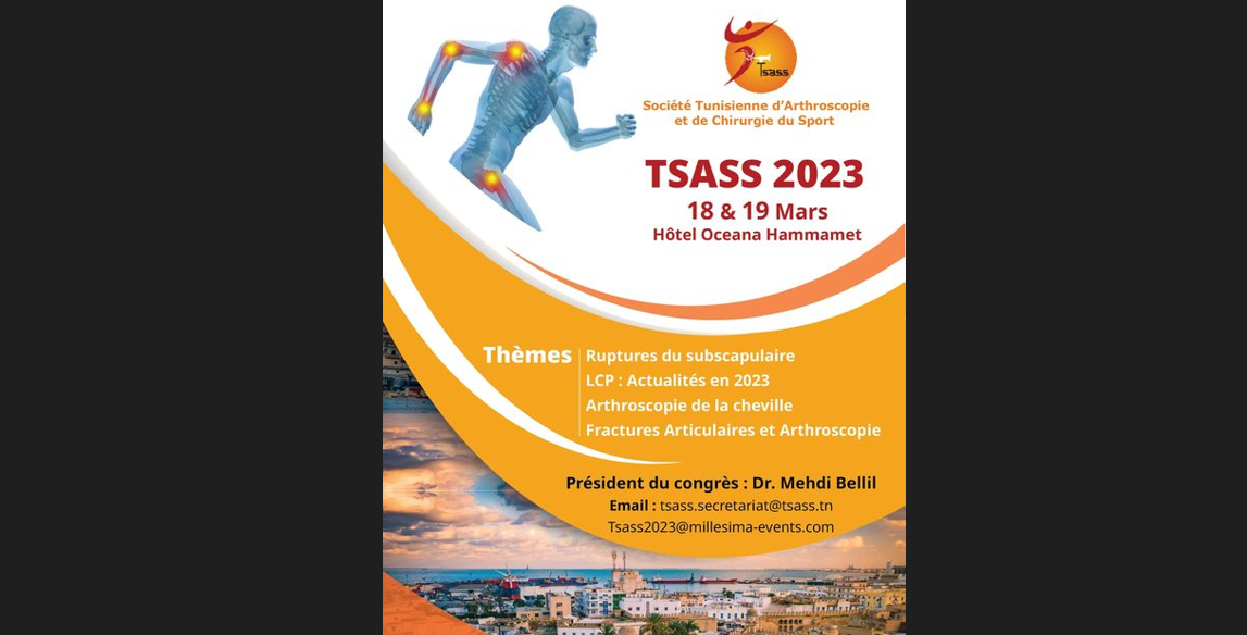 Congrès De La TSASS à Hammamet: Promouvoir La Chirurgie Arthroscopie