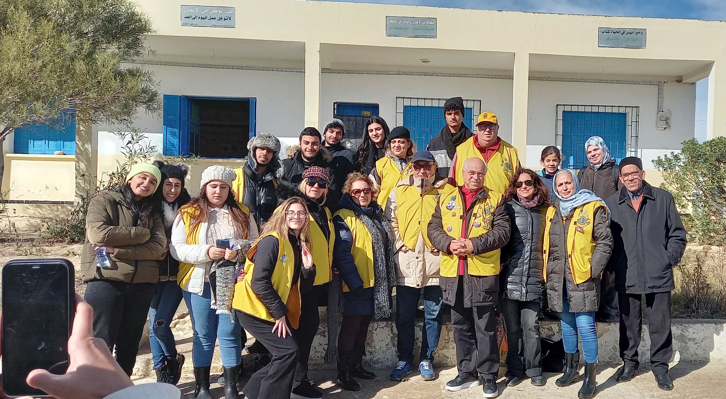 Opération «Hiver Au Chaud» à Goubellat Du Lions Club Sidi Mehrez