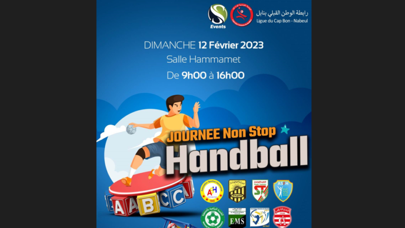 Journée De Handball Non-stop à Hammamet