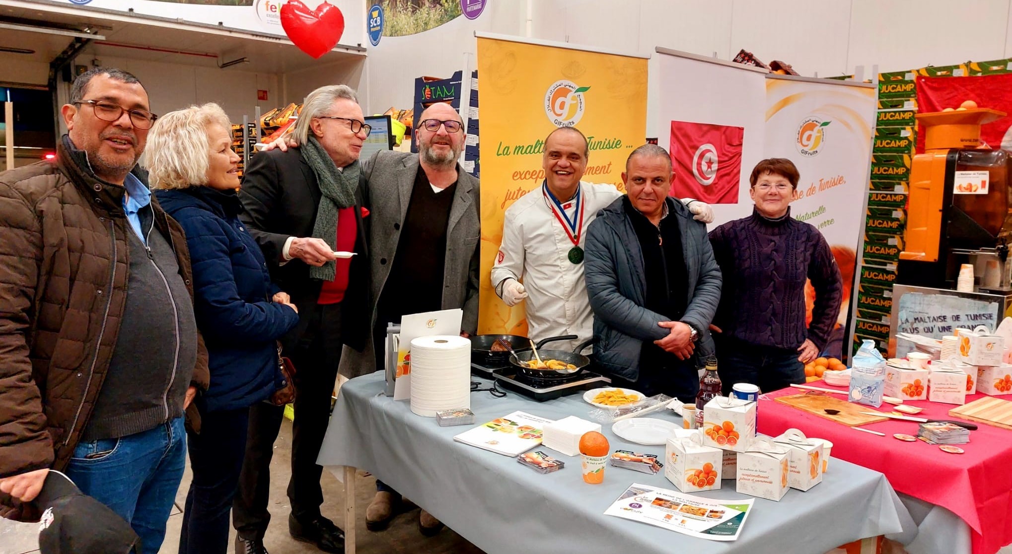 La Tunisie Fait La Promo De Ses Oranges Maltaises à Lyon