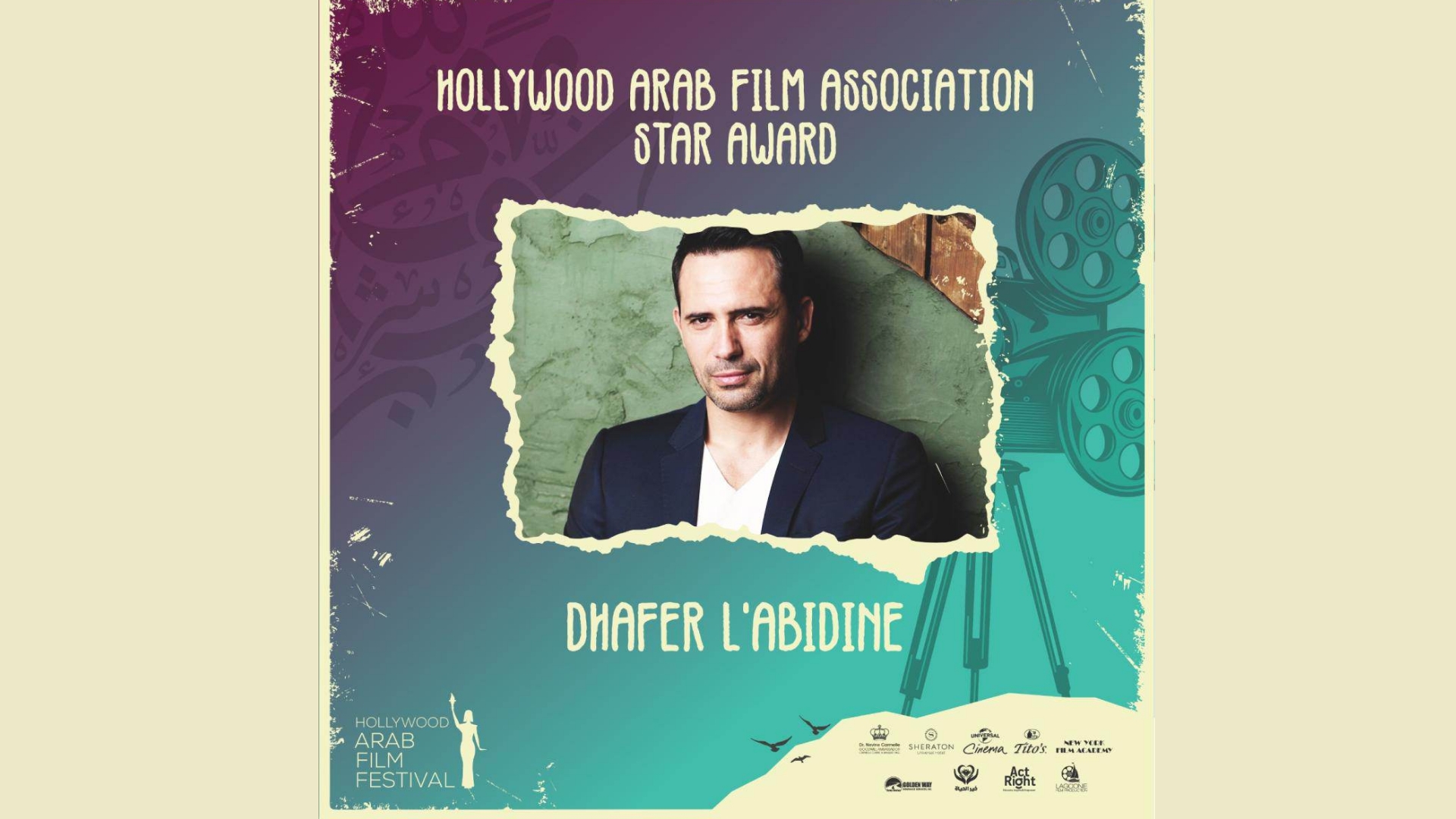 Hollywood : Hommage à L’acteur Tunisien Dhafer L’Abidine