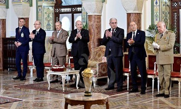 تكريم رئيس الجمهورية لاتحاد الجزائر يعتبر حافزا ودعما معنويا كبيرا لتحقيق المزيد من الانجازات مستقبلا