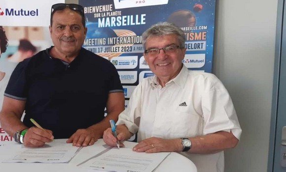 الامضاء على اتفاقية عمل و شراكة بين الاتحاديتين الجزائرية والفرنسية لألعاب القوى