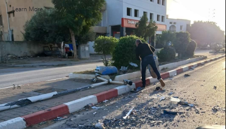 Chute de poteaux sous l’effet des vents violents à Nabeul