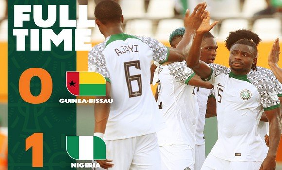 نيجيريا تهزم غينيا بيساو 1-0 و تعبر الى الدور ثمن النهائي