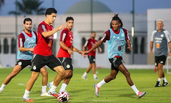 المنتخب الوطني يجري حصته التدريبية الثانية بسيدي موسى