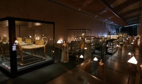 أول ظهور لكنوز الملك توت عنخ آمون في المتحف المصري